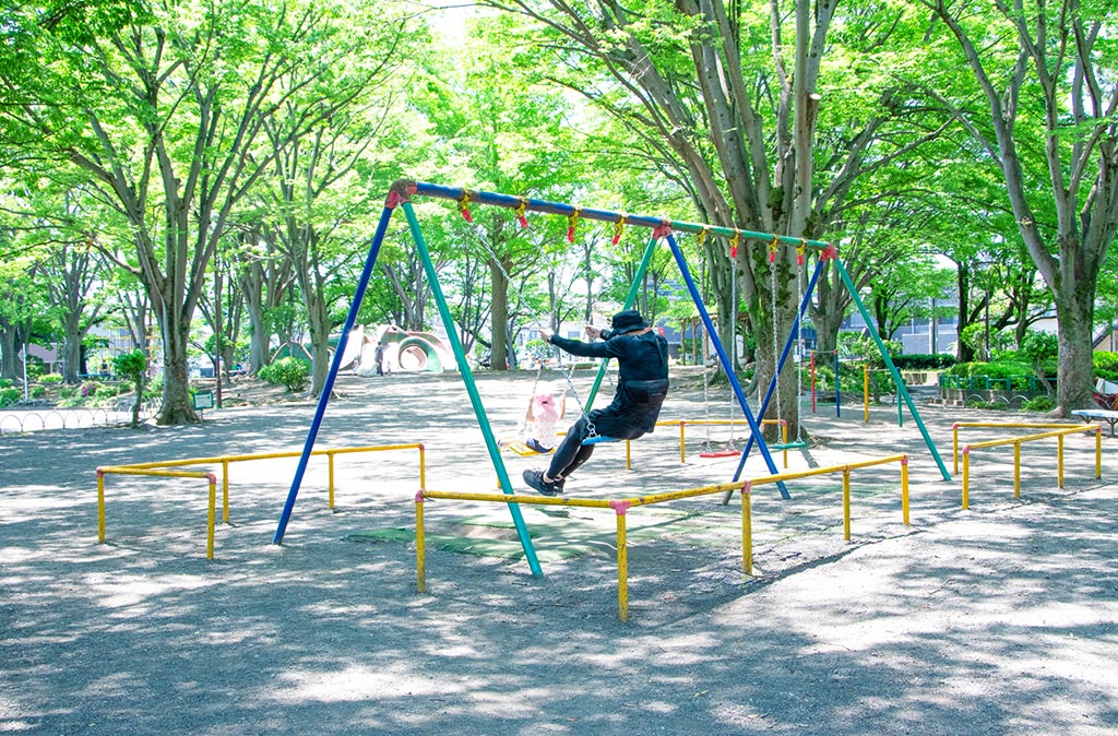 鹿沼公園のブランコ